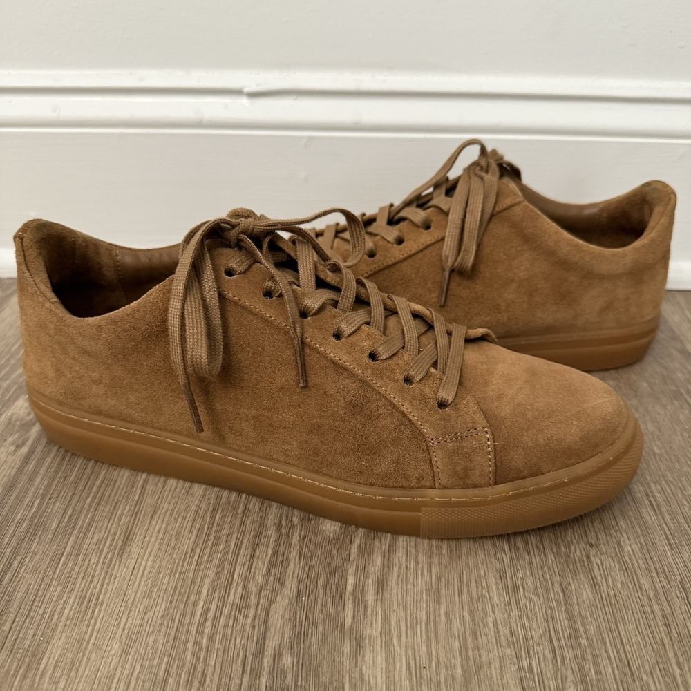 Thursday Boot Co Premier Low Top Sneakers Men's 11.5 Camel Suede Gum Soles